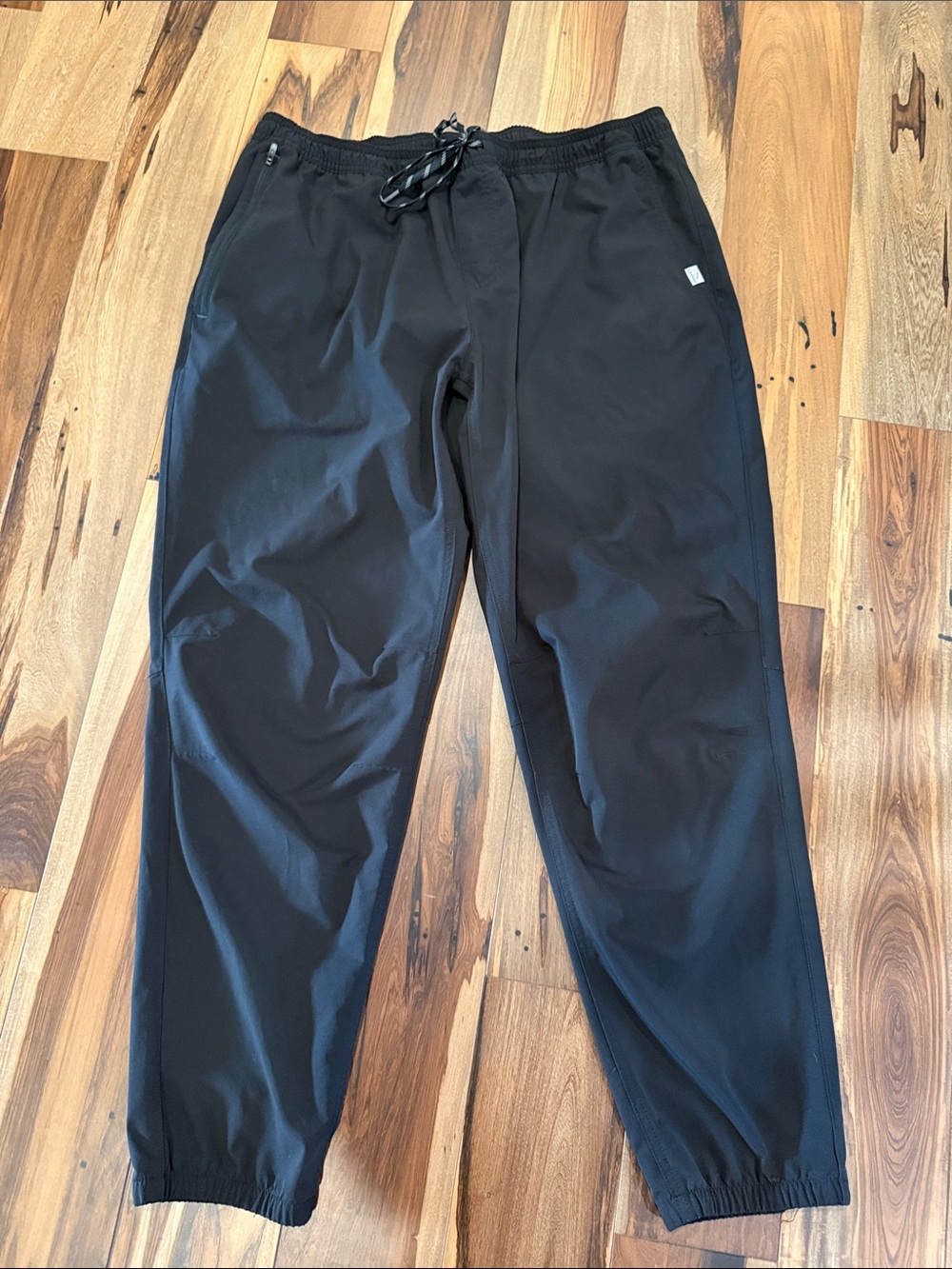 L.L. Bean Men's Black Elastic Waist Joggers
